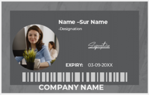 Corporate Professional ID Badge