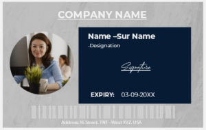 Corporate Professional ID Badge