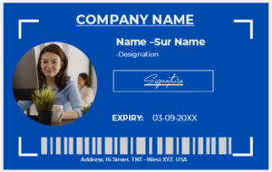 Corporate Professional ID Badge