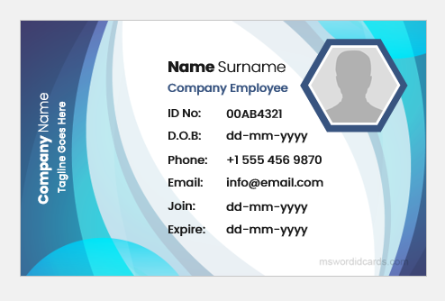 Company employee ID card