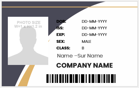 Office ID Card Template