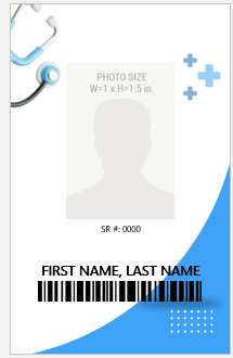Medical Staff ID Card Template