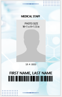 Medical Staff ID Card Template