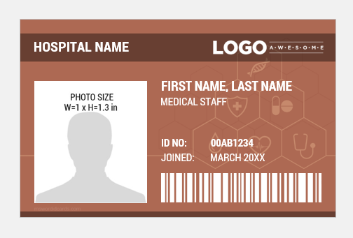 Medical staff ID card