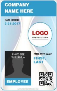 10 Best Staff ID Card Templates MS Word | Editable