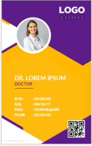 Doctor Id card template