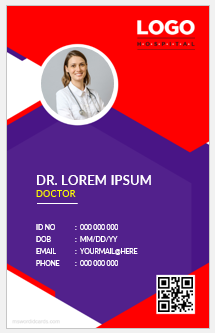 Doctor Id card template