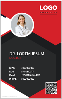 Doctor Id card template