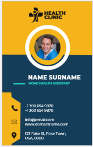 Doctor ID card template