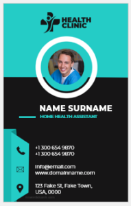 Doctor ID card template