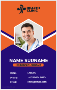 Doctor ID card template