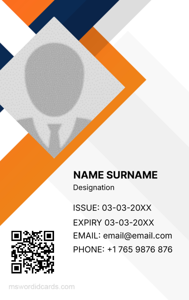 Employee ID Badge Format