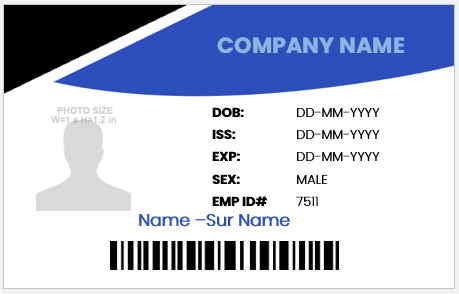 Employee ID Card Format