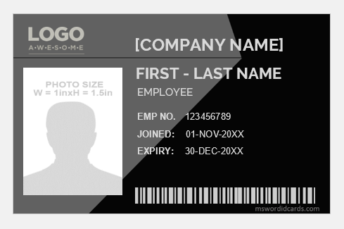 ID card format
