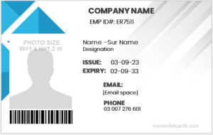 Employee ID card