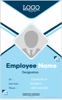 Employee id card format