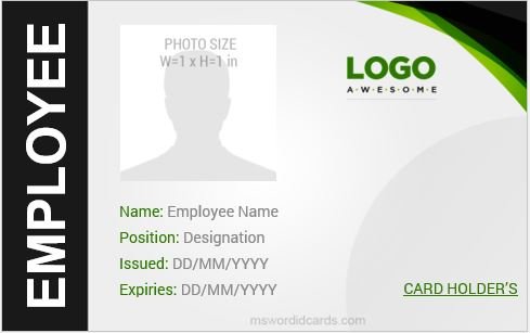 Employee ID Card Template