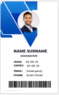 50 Best Identity Card Templates for Office Employees | Edit