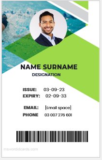 50 Best Identity Card Templates for Office Employees | Edit