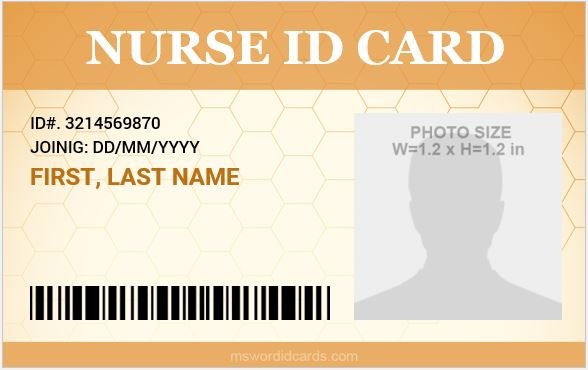 Microsoft Word ID Card Templates