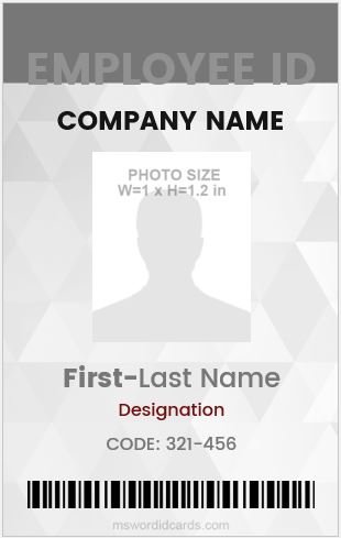 Staff Photo ID Badge