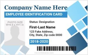 Staff Photo ID Card