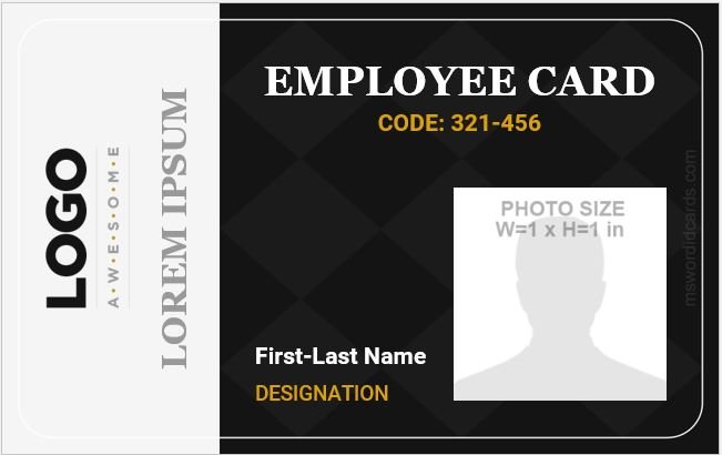 Online ID Card Template