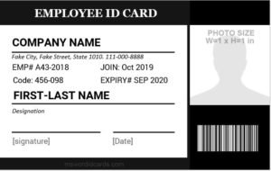 Job ID Card