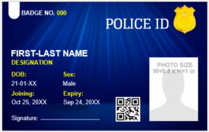 Police ID Card Template