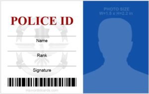 fake police id card maker