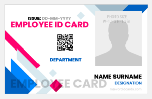 Employee ID Card Template