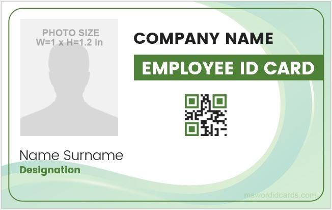 Custom ID Card Template