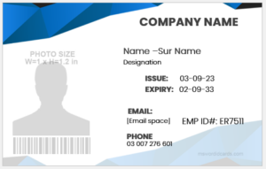 Employee ID card maker