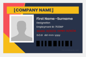 Online Free Employee Id Card Design