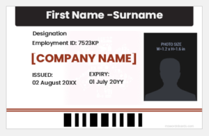 Online Free Employee Id Card Design