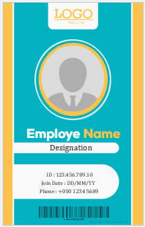 Employee id badge maker