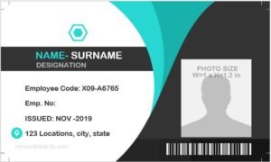 7 Unique ID Badge Templates for MS Word | Download Edit Free