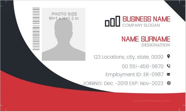 ID Badge Design Sample