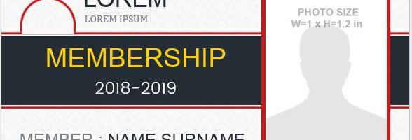 Membership id badge design