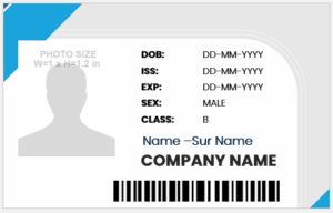 Employee ID Badge Template