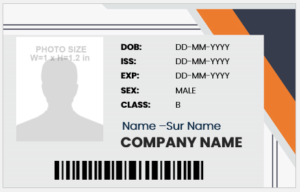 Employee ID Badge Template