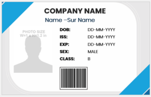 Employee ID Badge Template