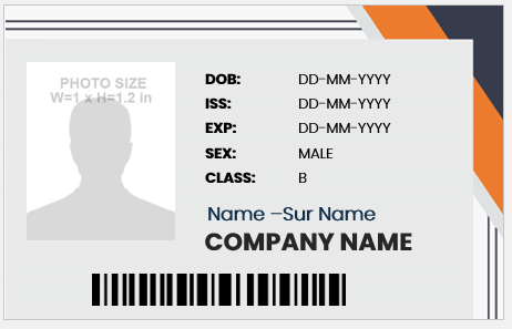 Employee ID Badge Template