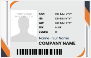 Employee ID Badge Template