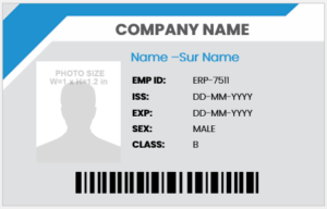 Employee ID Badge Template