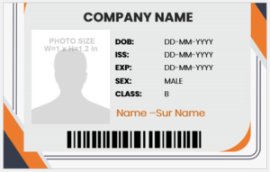 Employee ID Badge Template