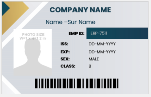 Employee ID Badge Template