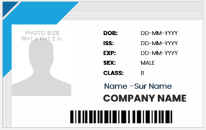 Employee ID Badge Template