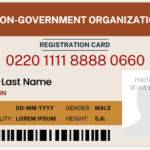 NGO Employee ID Badge Template