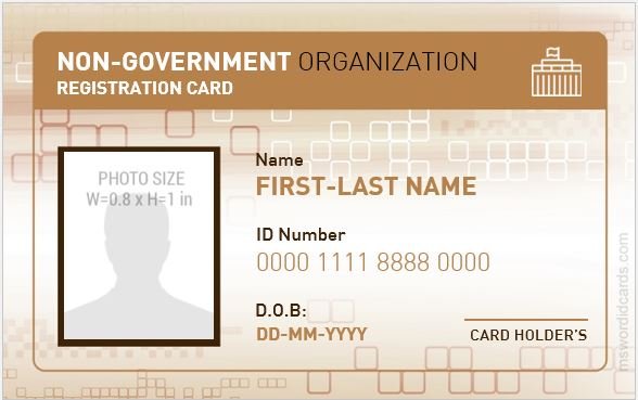5 Best Design NGO Employees ID Cards